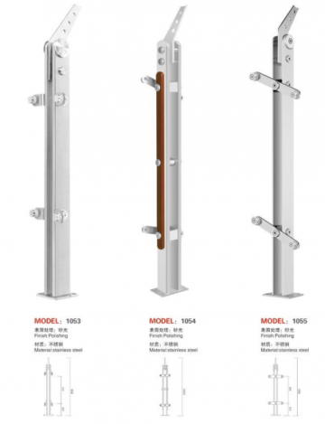 Stainless steel handrail 304-316